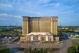 Michigan Central Station Construction